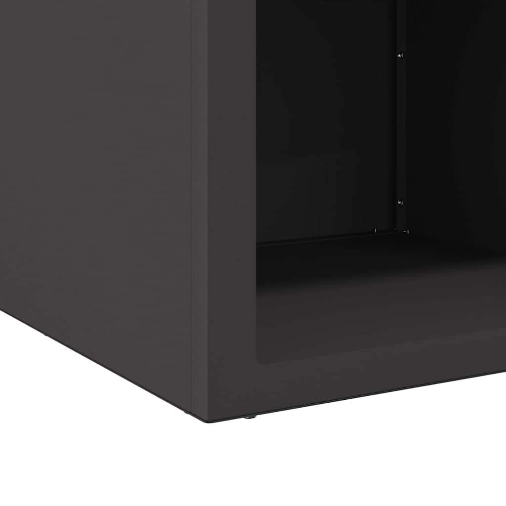Uguns Bedre Melna 50 X 50 X 40 Cm Tērauds