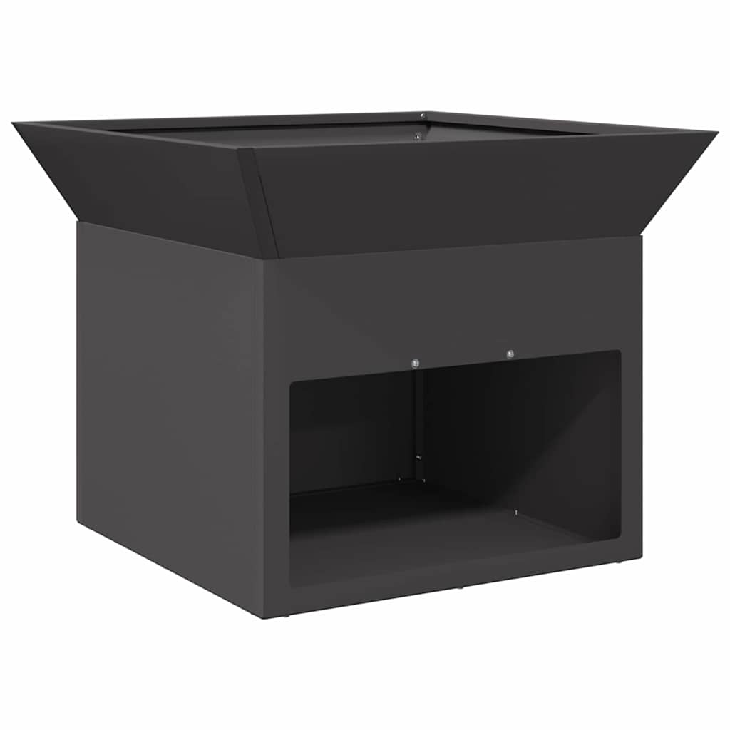 Uguns Bedre Melna 50 X 50 X 40 Cm Tērauds