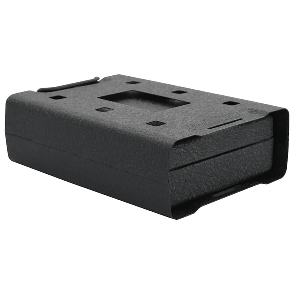Auto Seifs Ar Slēdzeni Melna 22 X 16 X 7 Cm Tērauds