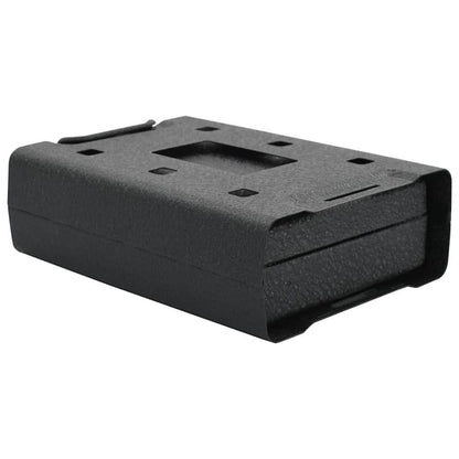 Auto Seifs Ar Slēdzeni Melna 22 X 16 X 7 Cm Tērauds