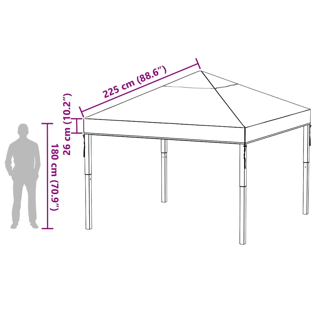 Lapene Seguma Nomaiņa 300 X 300 X 26 Cm Caurspīdīgs Pvc