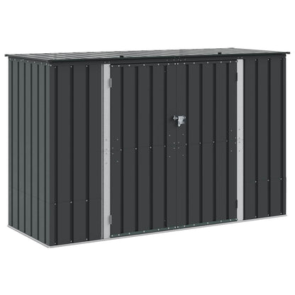 Dārza Uzglabāšanas Kaste Melns 214 X 82 X 132 Cm Tērauds