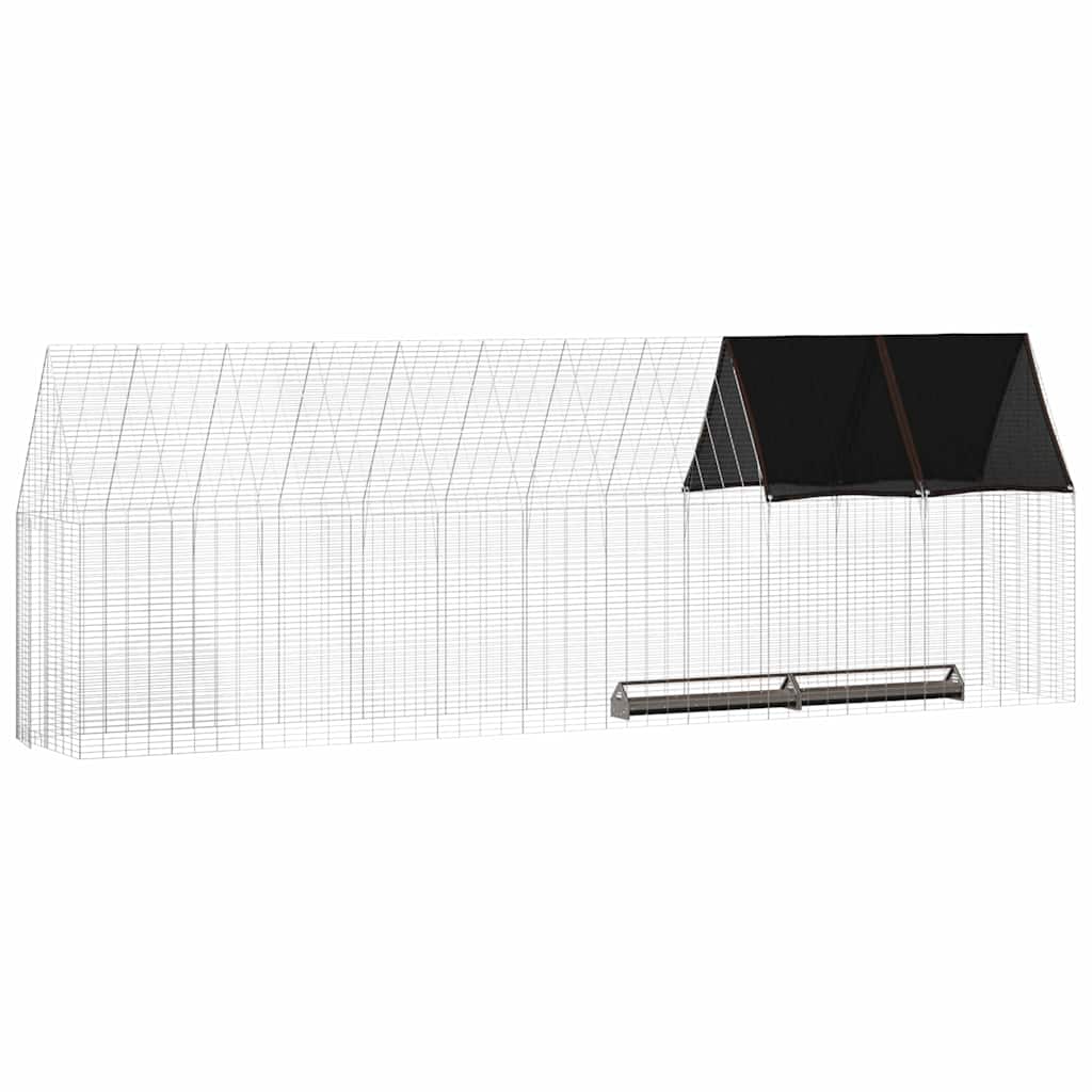 Vistu Būris 2 Gab. Sudraba 600 X 100 X 210 Cm Cinkota Tērauda