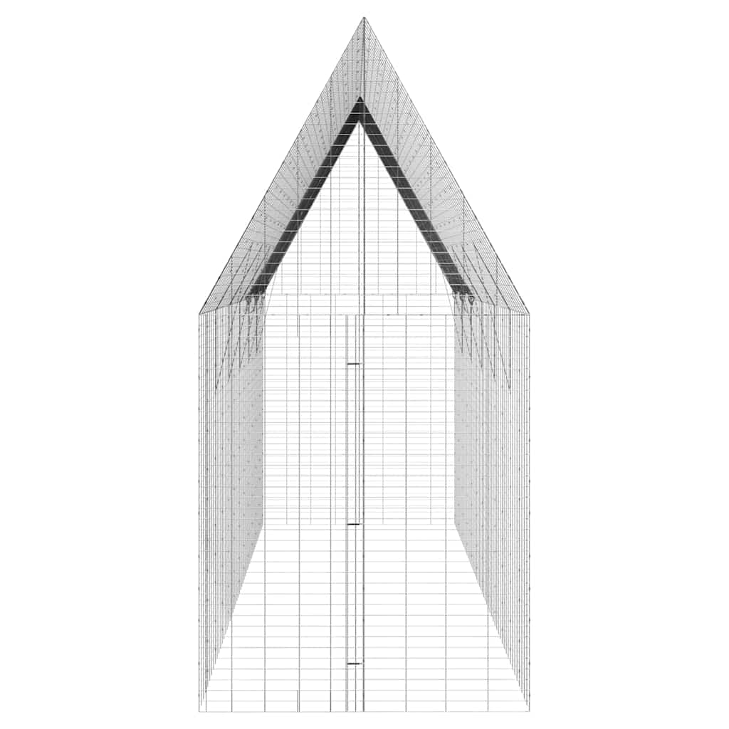 Vistu Būris 2 Gab. Sudraba 600 X 100 X 210 Cm Cinkota Tērauda