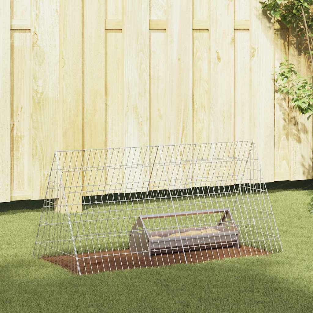 Vistu Būris Sudraba 215 X 55 X 55 Cm Cinkota Tērauda