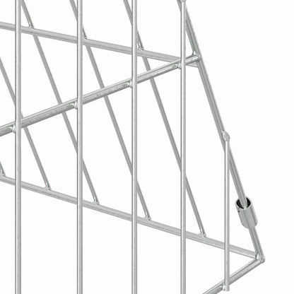 Vistu Būris Sudraba 215 X 55 X 55 Cm Cinkota Tērauda