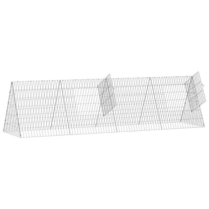 Vistu Būris Sudraba 215 X 55 X 55 Cm Cinkota Tērauda