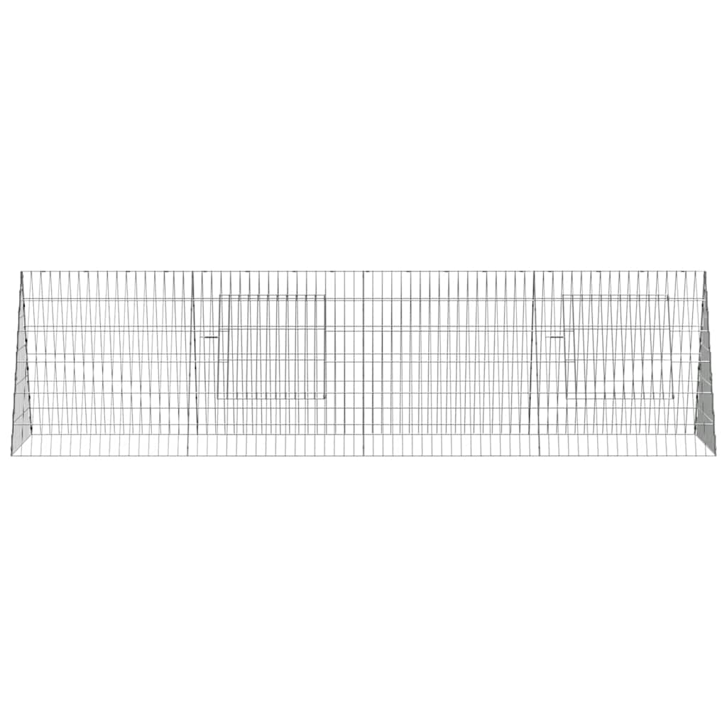 Vistu Būris Sudraba 215 X 55 X 55 Cm Cinkota Tērauda