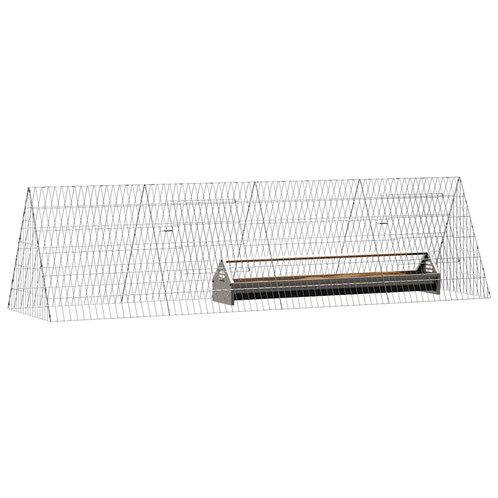 Vistu Būris Sudraba 215 X 55 X 55 Cm Cinkota Tērauda