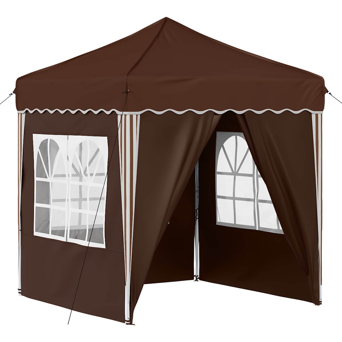 Pop-Up Svinību Teltis 195 X 195 X 245 Cm Oksforda Audums