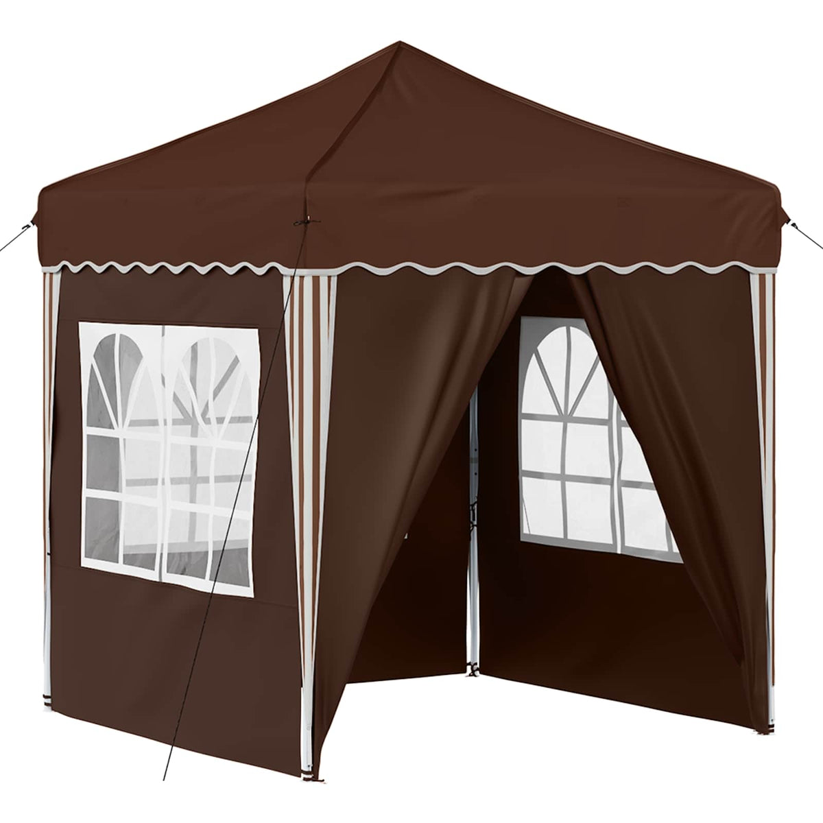 Pop-Up Svinību Teltis 195 X 195 X 245 Cm Oksforda Audums