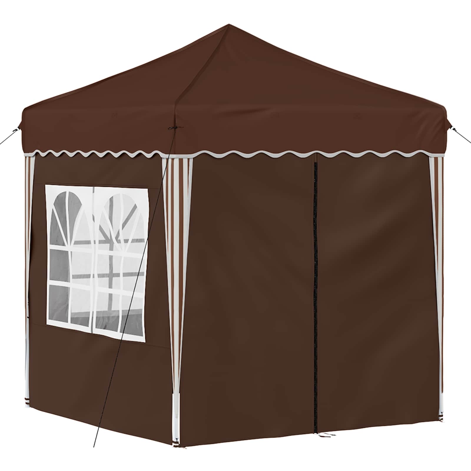 Pop-Up Svinību Teltis 195 X 195 X 245 Cm Oksforda Audums