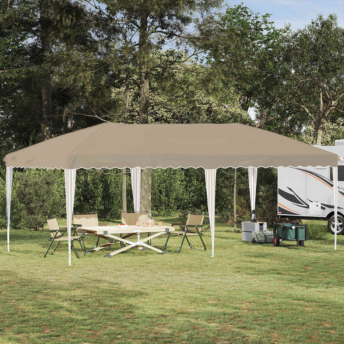 Pop-Up Svinību Teltis 575 X 288 X 245 Cm