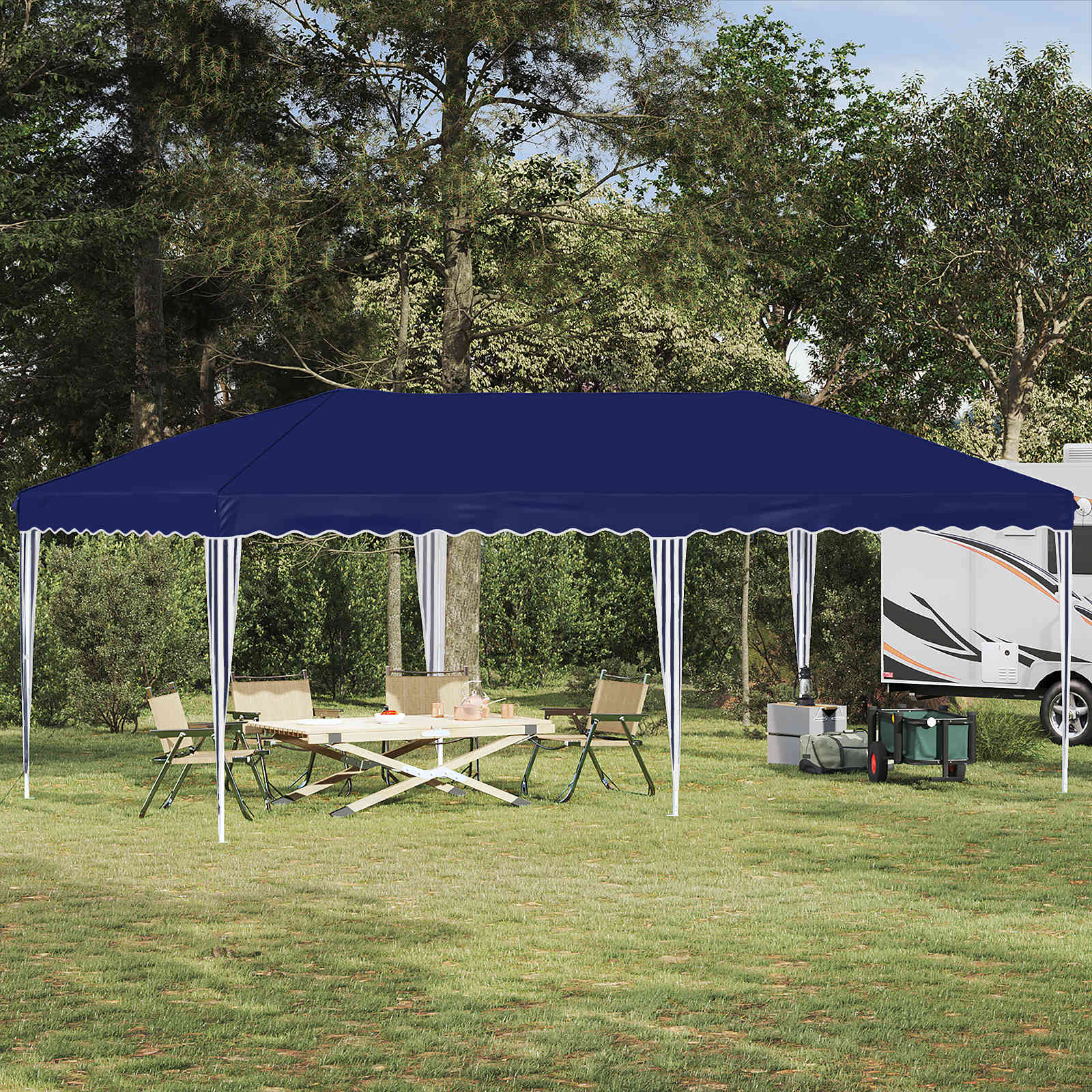 Pop-Up Svinību Teltis 575 X 288 X 245 Cm
