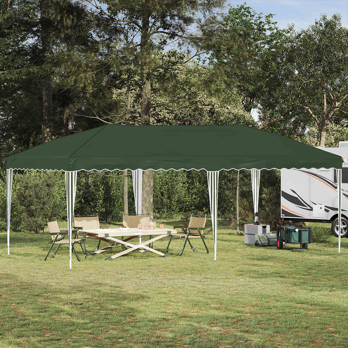 Pop-Up Svinību Teltis 575 X 288 X 245 Cm