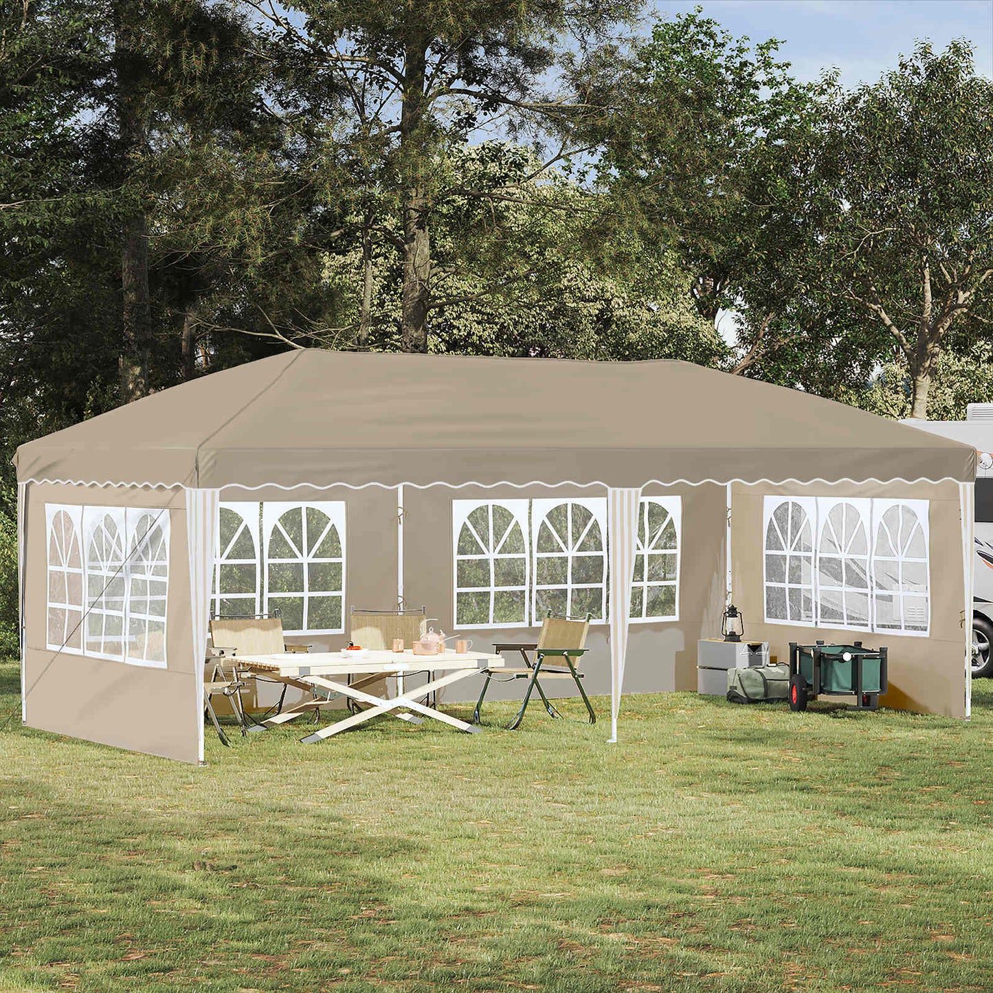 Pop-Up Svinību Teltis 575 X 288 X 245 Cm