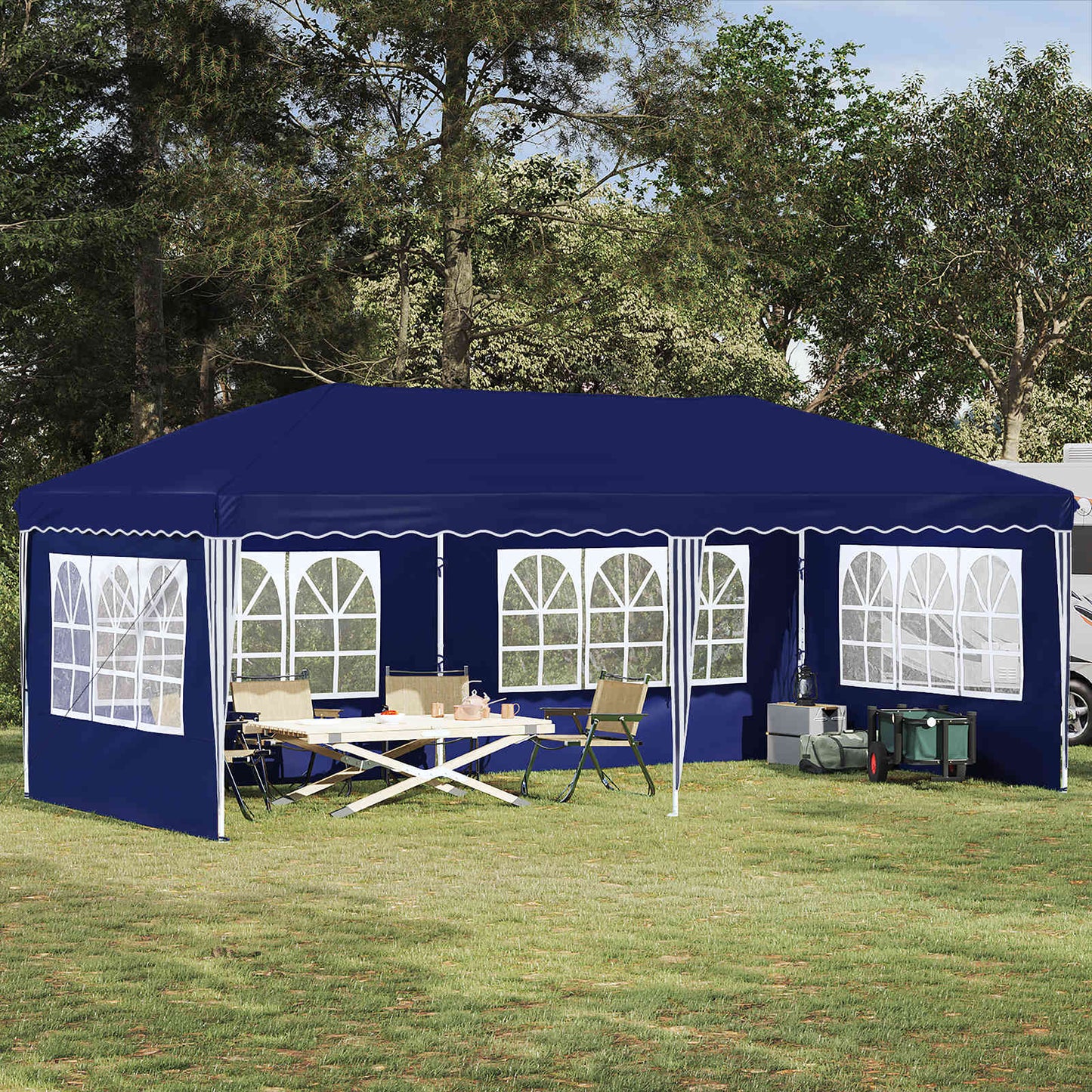 Pop-Up Svinību Teltis 575 X 288 X 245 Cm