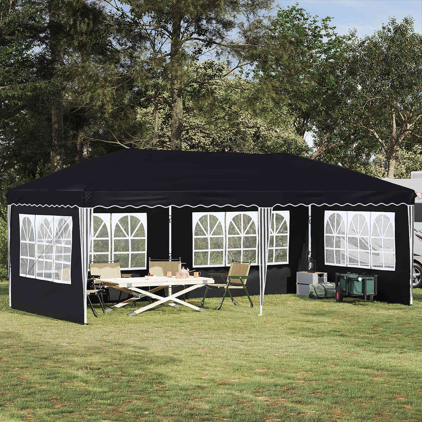 Pop-Up Svinību Teltis 575 X 288 X 245 Cm