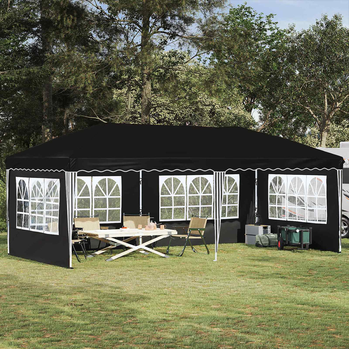 Pop-Up Svinību Teltis 575 X 288 X 245 Cm