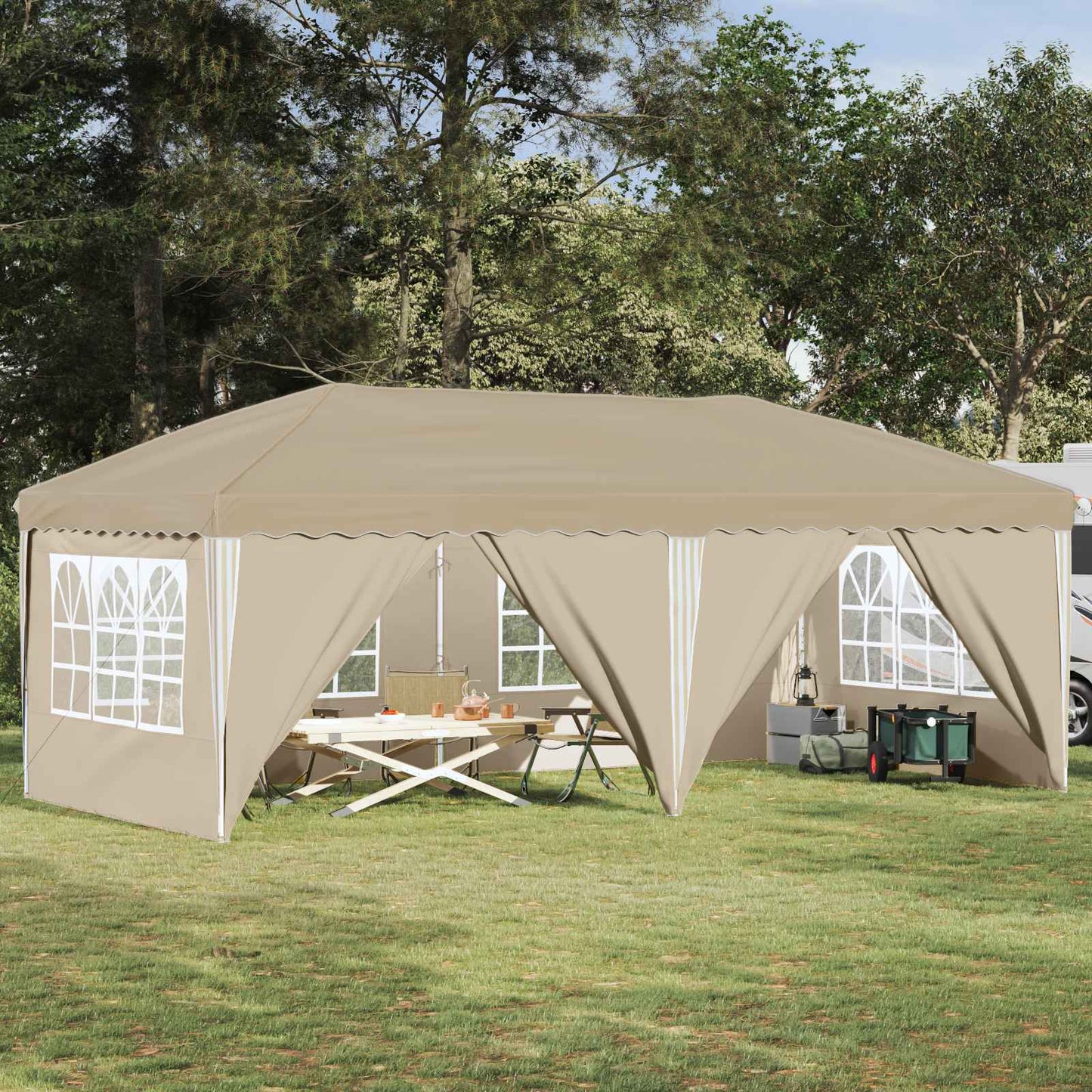 Pop-Up Svinību Teltis 575 X 288 X 245 Cm