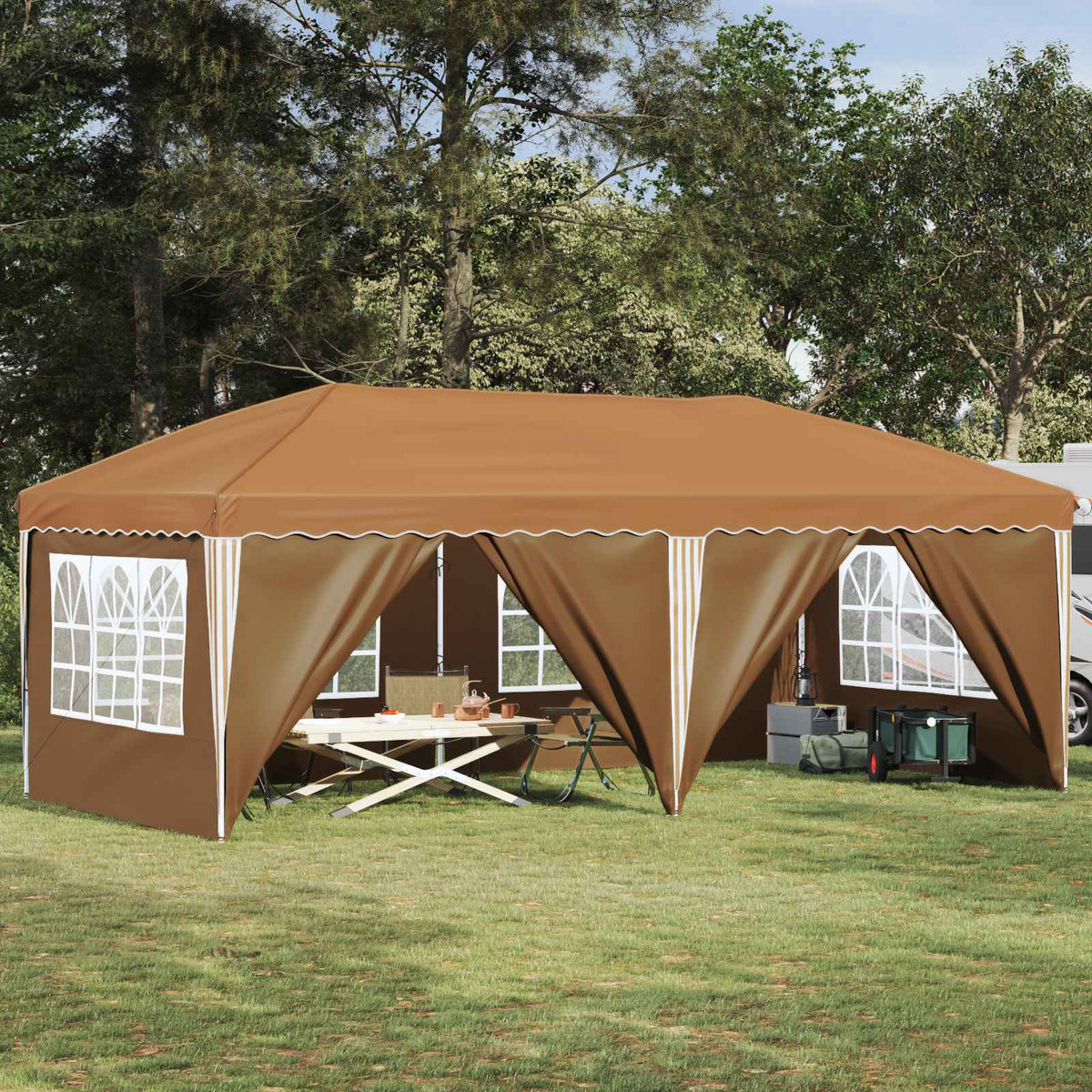 Pop-Up Svinību Teltis 575 X 288 X 245 Cm