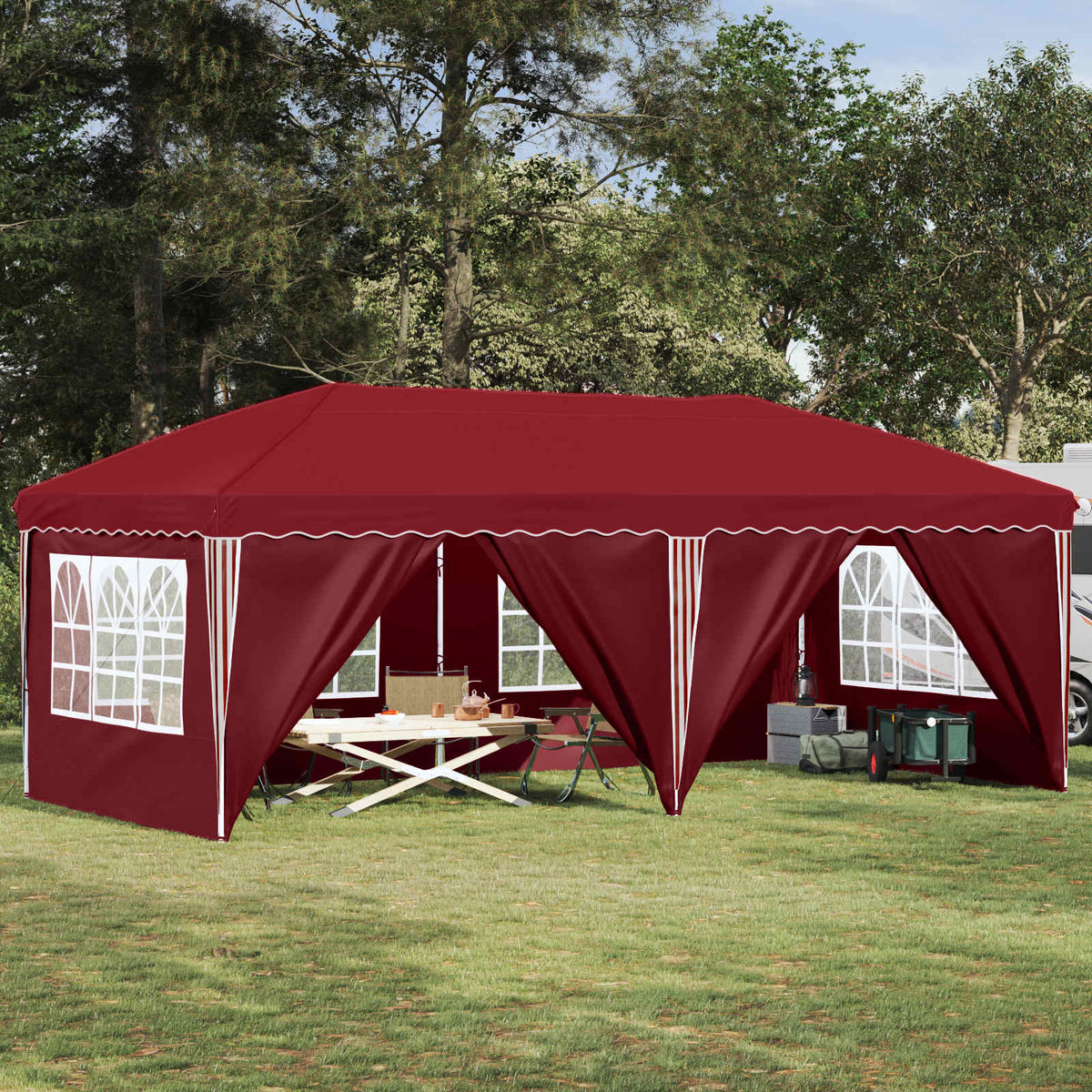 Pop-Up Svinību Teltis 575 X 288 X 245 Cm