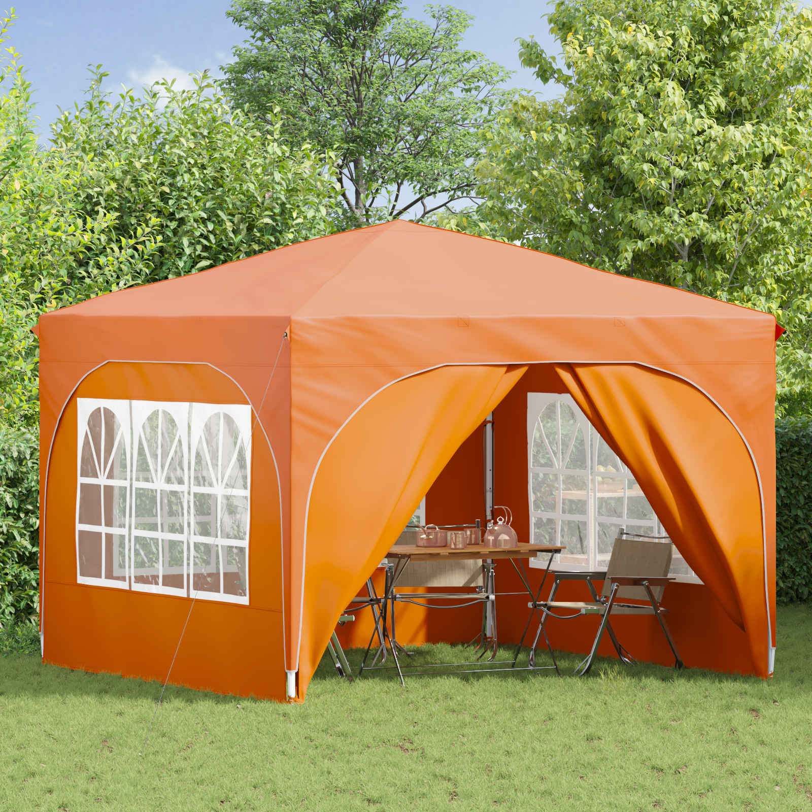 Pop-Up Svinību Teltis 290 X 290 X 245 Cm
