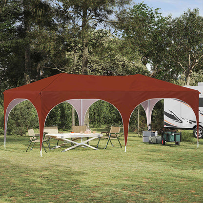Pop-Up Svinību Teltis 575 X 288 X 245 Cm Oksforda Audums