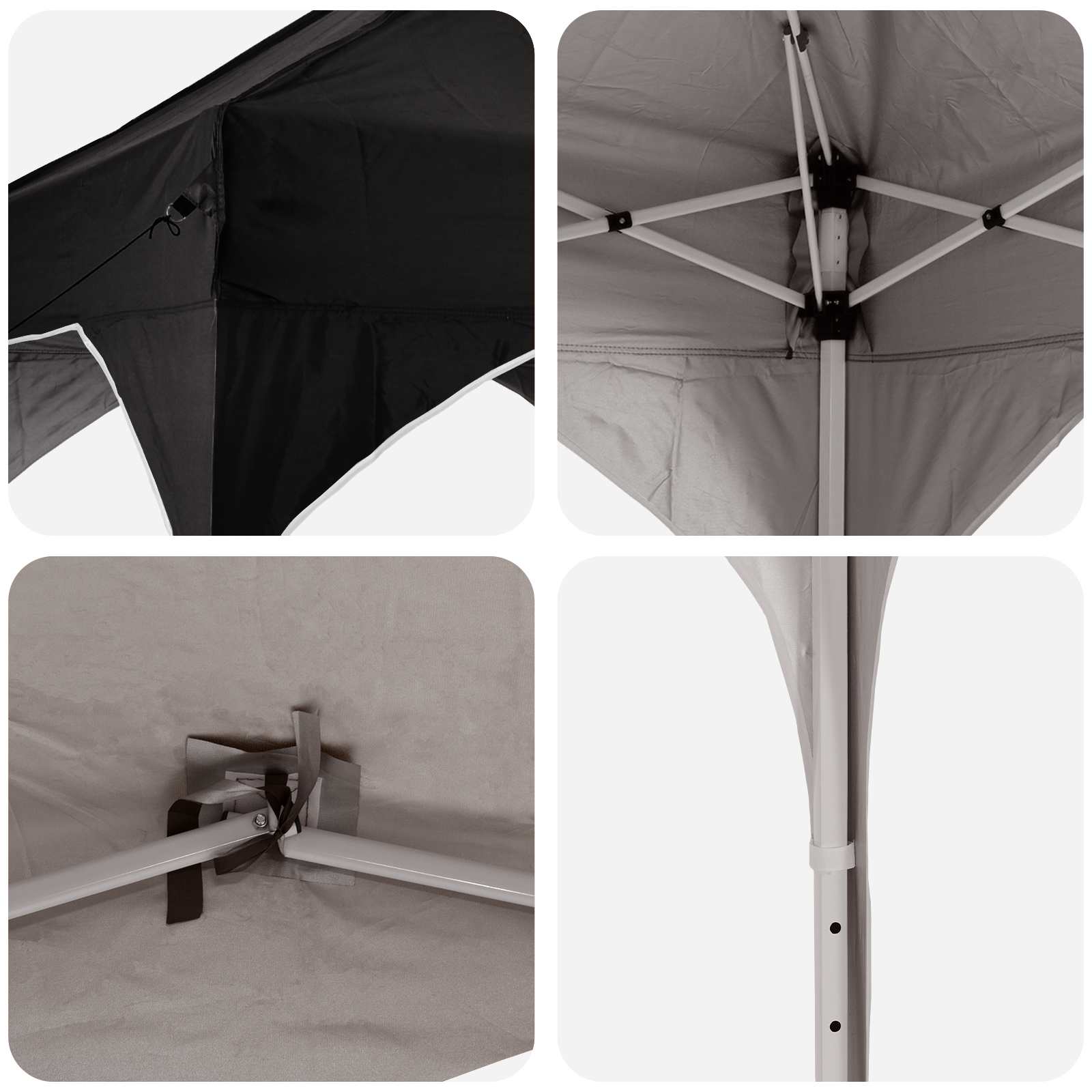 Pop-Up Svinību Teltis 575 X 288 X 245 Cm Oksforda Audums