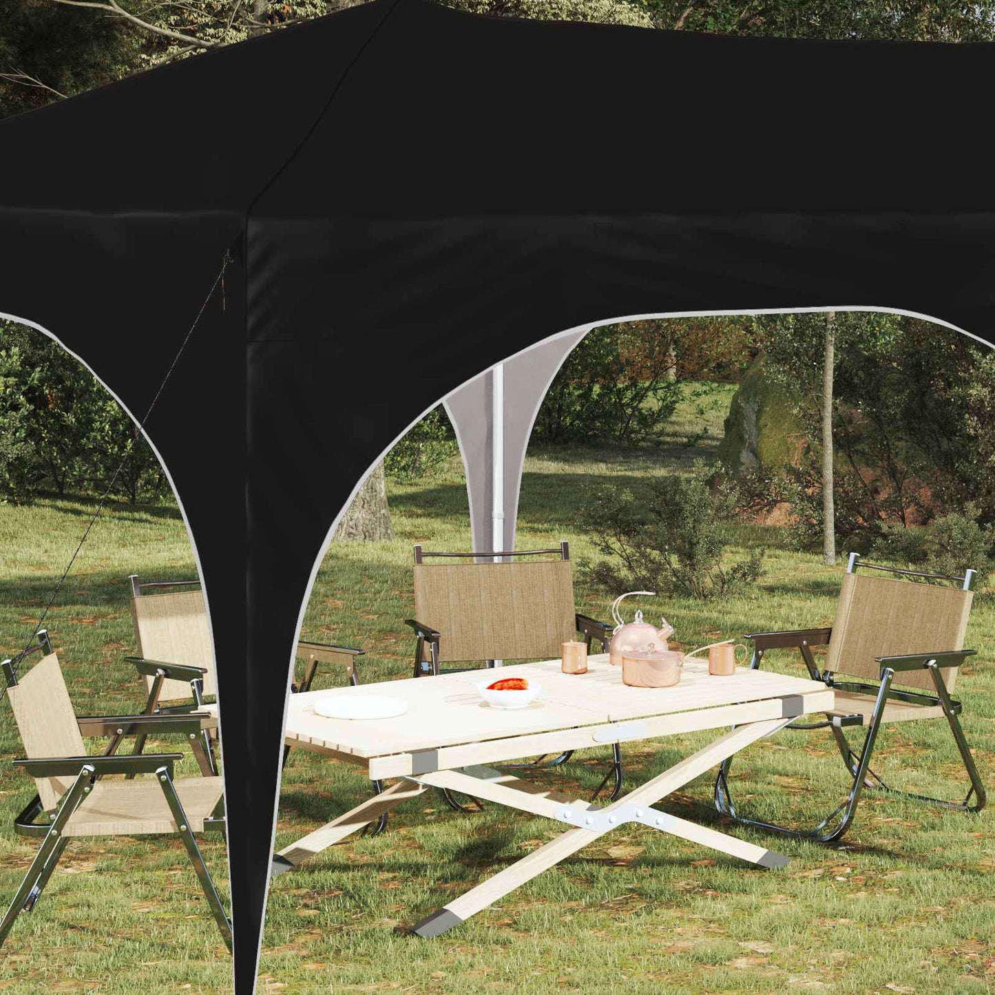 Pop-Up Svinību Teltis 575 X 288 X 245 Cm Oksforda Audums