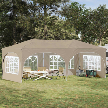 Pop-Up Svinību Teltis 575 X 288 X 245 Cm Oksforda Audums