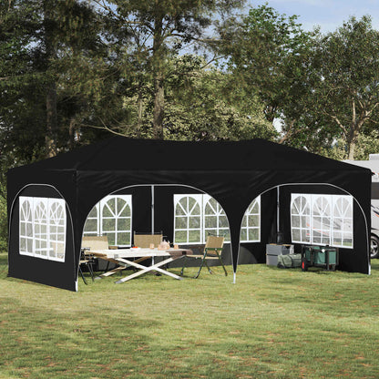 Pop-Up Svinību Teltis 575 X 288 X 245 Cm Oksforda Audums