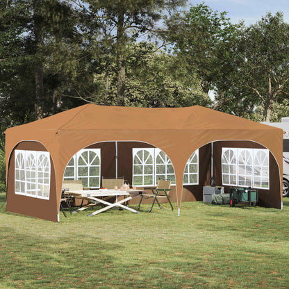 Pop-Up Svinību Teltis 575 X 288 X 245 Cm Oksforda Audums