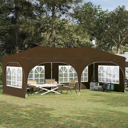 Pop-Up Svinību Teltis 575 X 288 X 245 Cm Oksforda Audums