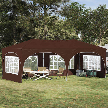 Pop-Up Svinību Teltis 575 X 288 X 245 Cm Oksforda Audums