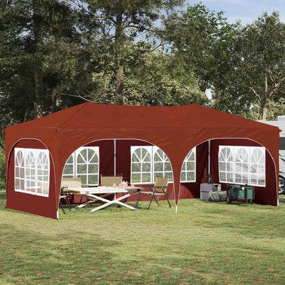 Pop-Up Svinību Teltis 575 X 288 X 245 Cm Oksforda Audums