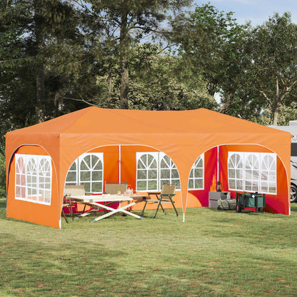 Pop-Up Svinību Teltis 575 X 288 X 245 Cm Oksforda Audums