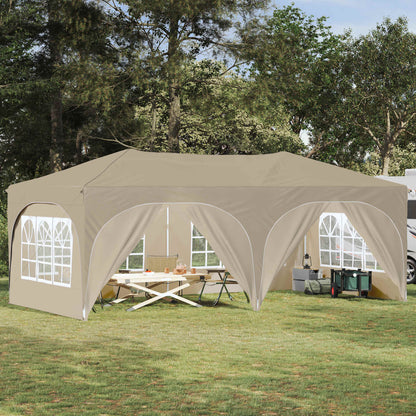 Pop-Up Svinību Teltis 575 X 288 X 245 Cm Oksforda Audums