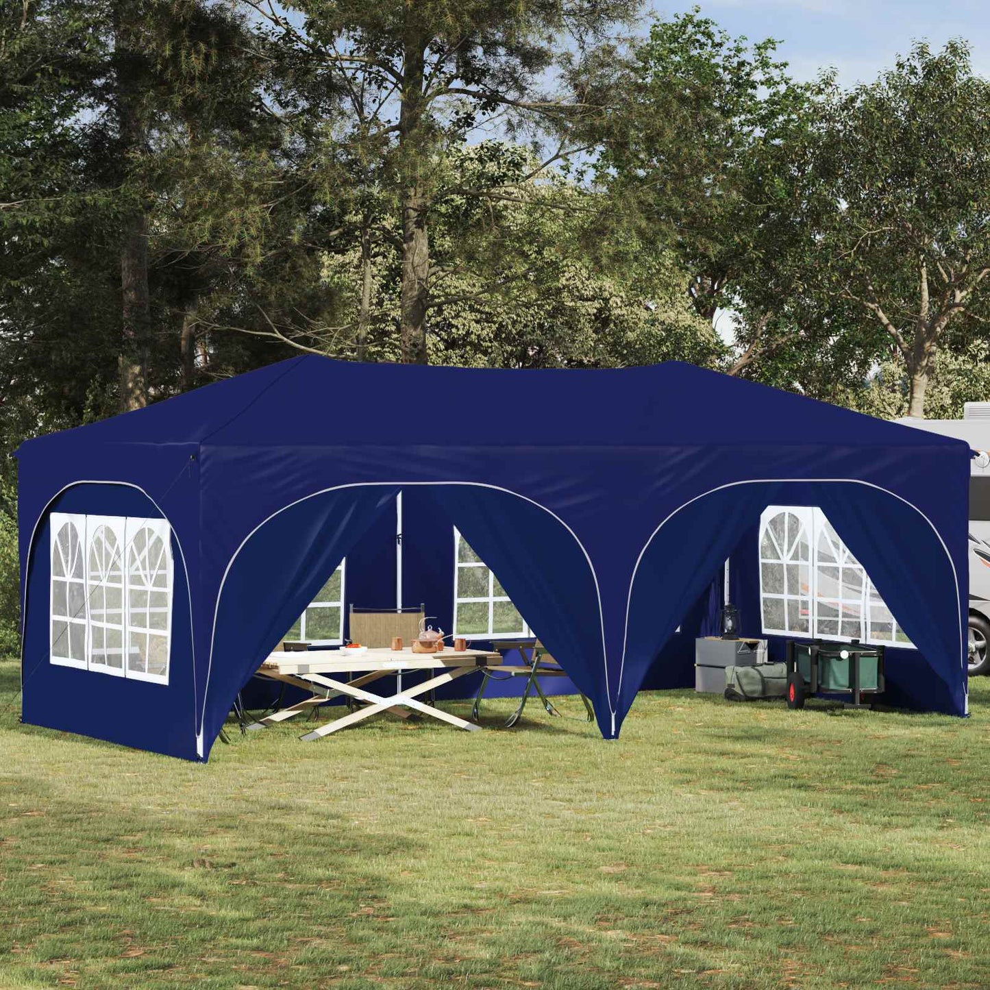 Pop-Up Svinību Teltis 575 X 288 X 245 Cm Oksforda Audums