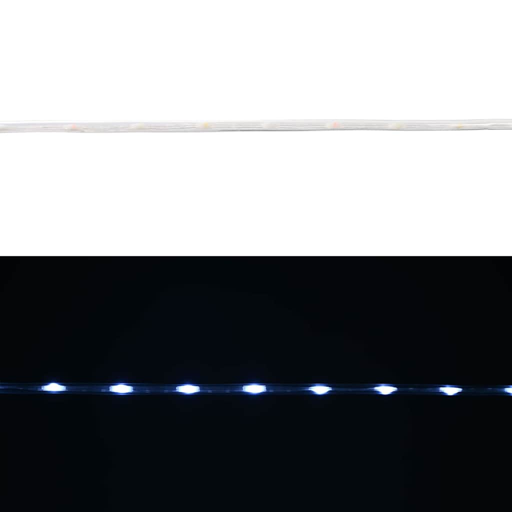 Virvju Gaisma Su 120 Led Auksti Balts Pvc