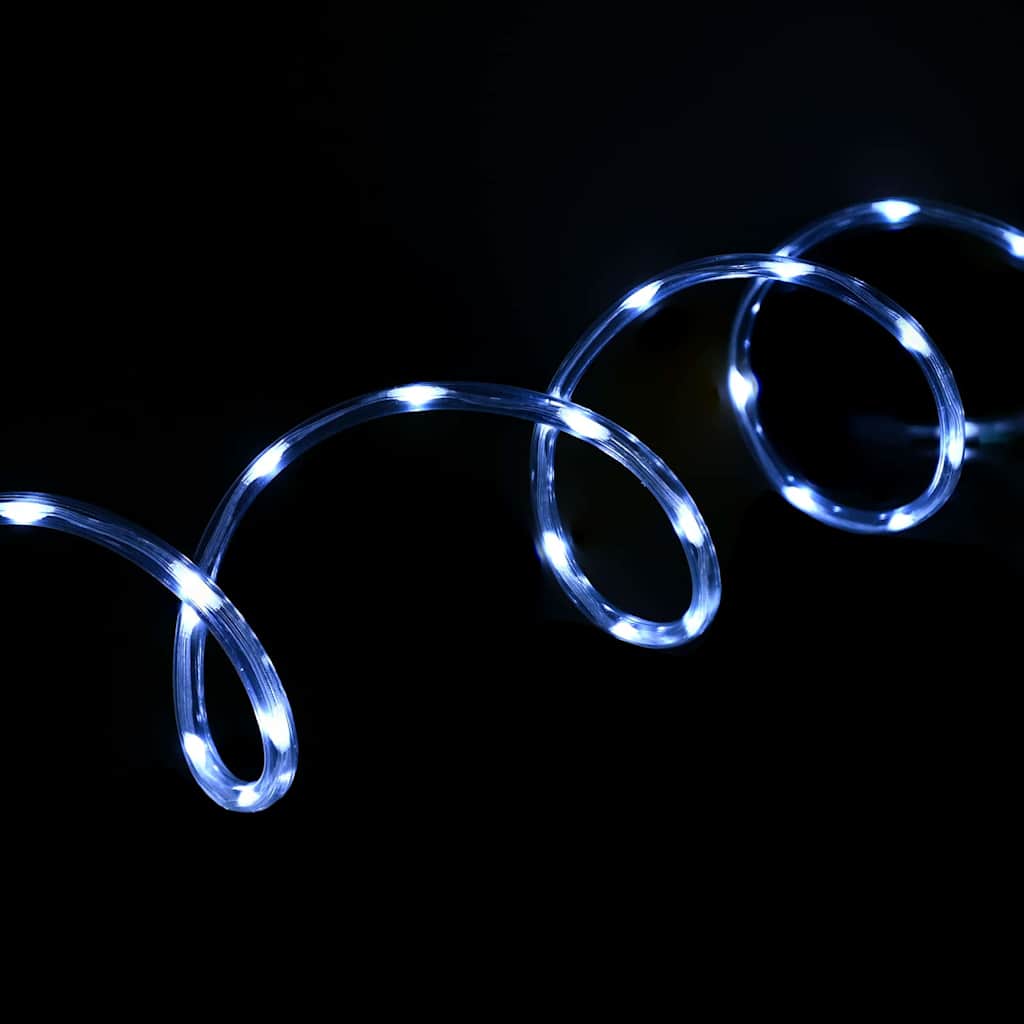 Virvju Gaisma Su 120 Led Auksti Balts Pvc