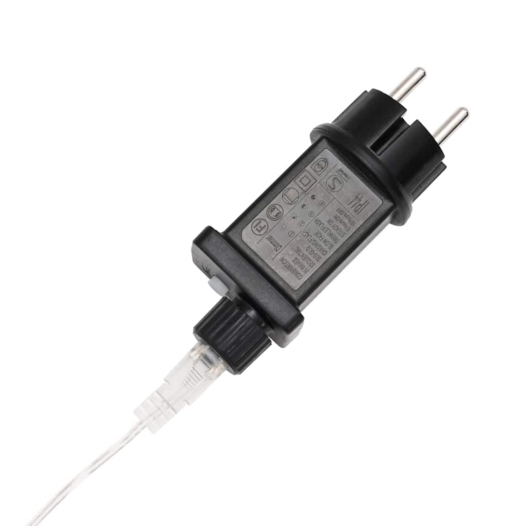 Virvju Gaisma Su 120 Led Auksti Balts Pvc