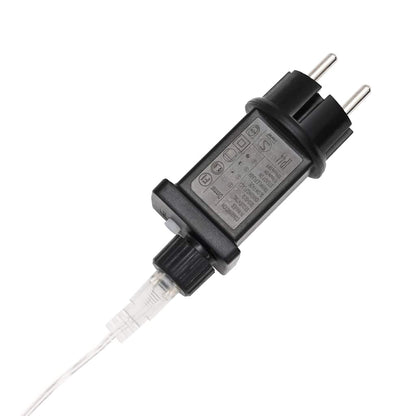 Virvju Gaisma Su 120 Led Auksti Balts Pvc