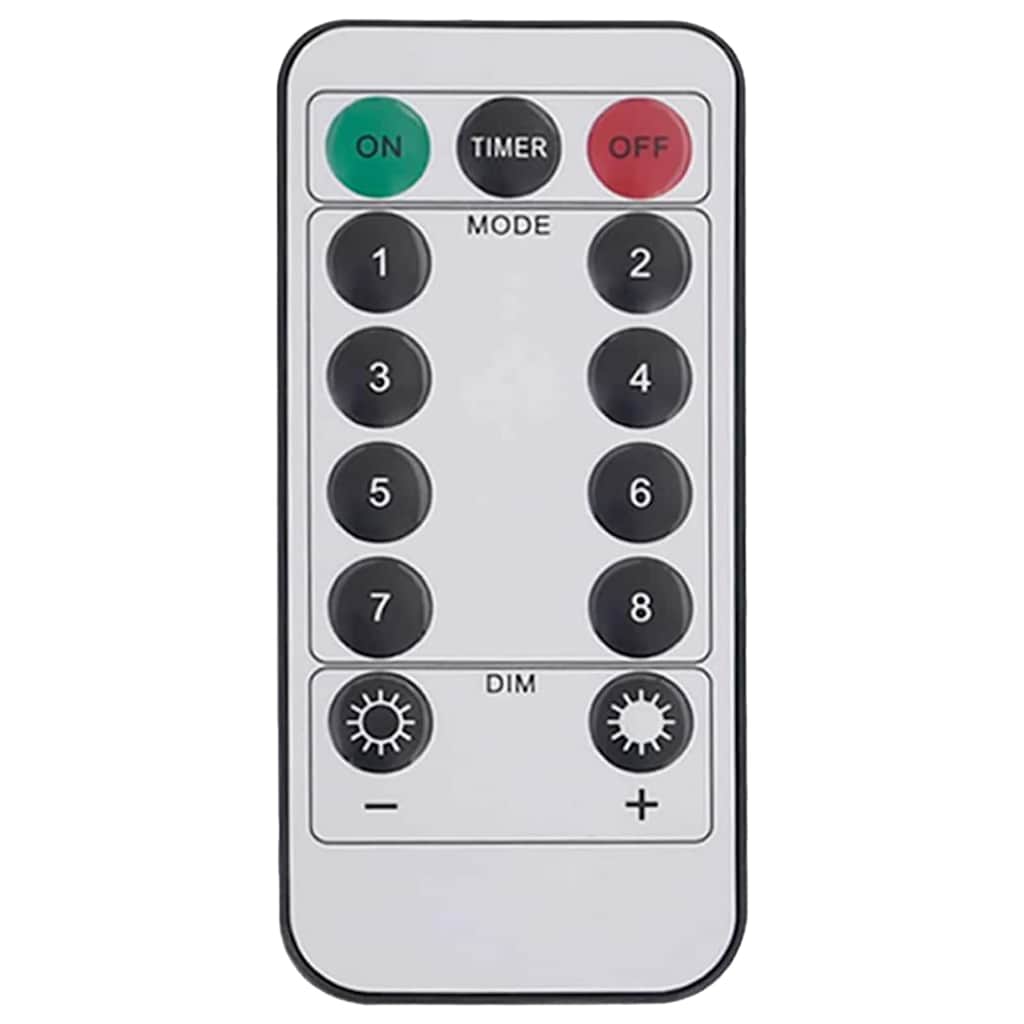 Virvju Gaisma Su 120 Led Auksti Balts Pvc