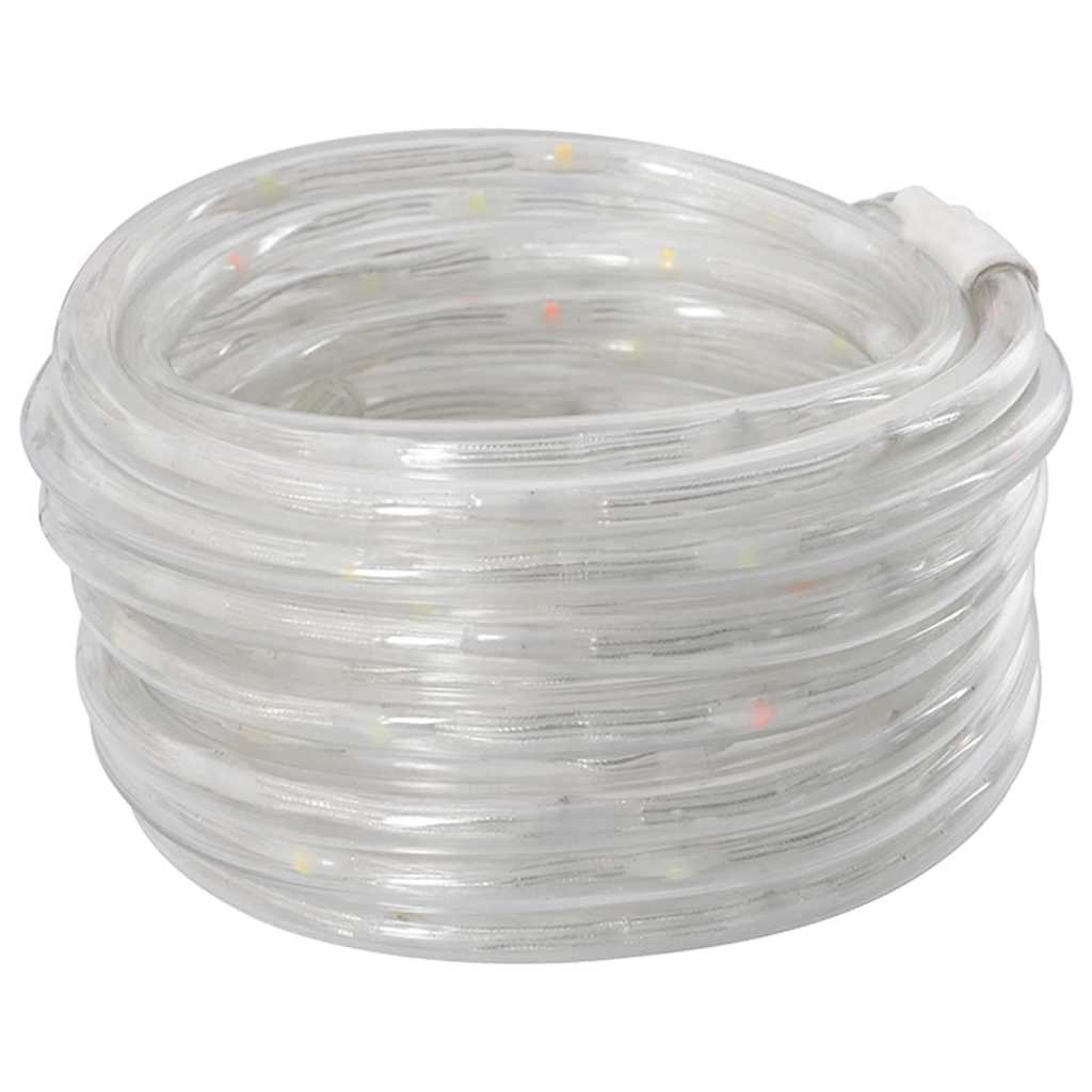 Virvju Gaisma Su 120 Led Auksti Balts Pvc