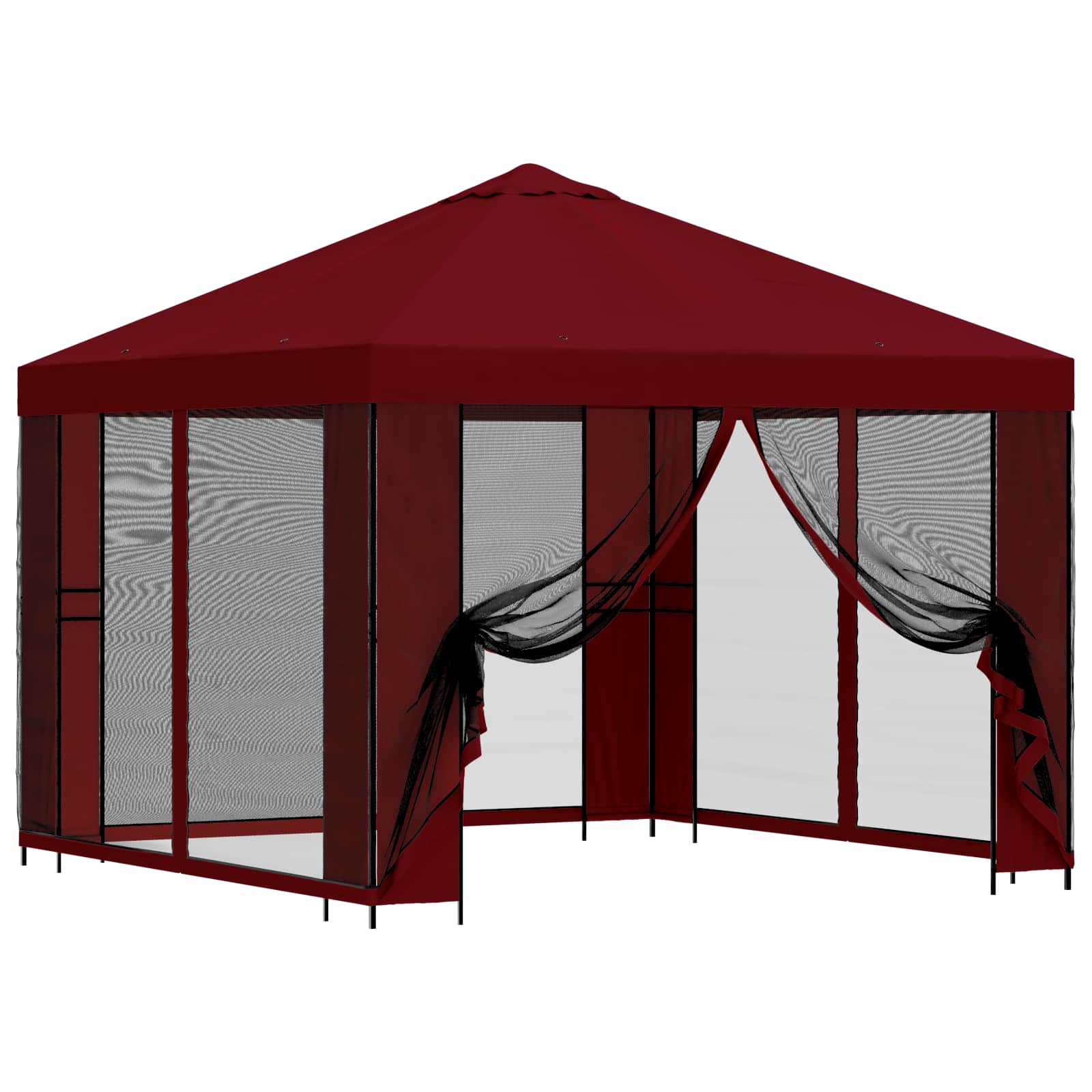 Dārza Paviljons Ar Sānu Sienām 3 X 3 M