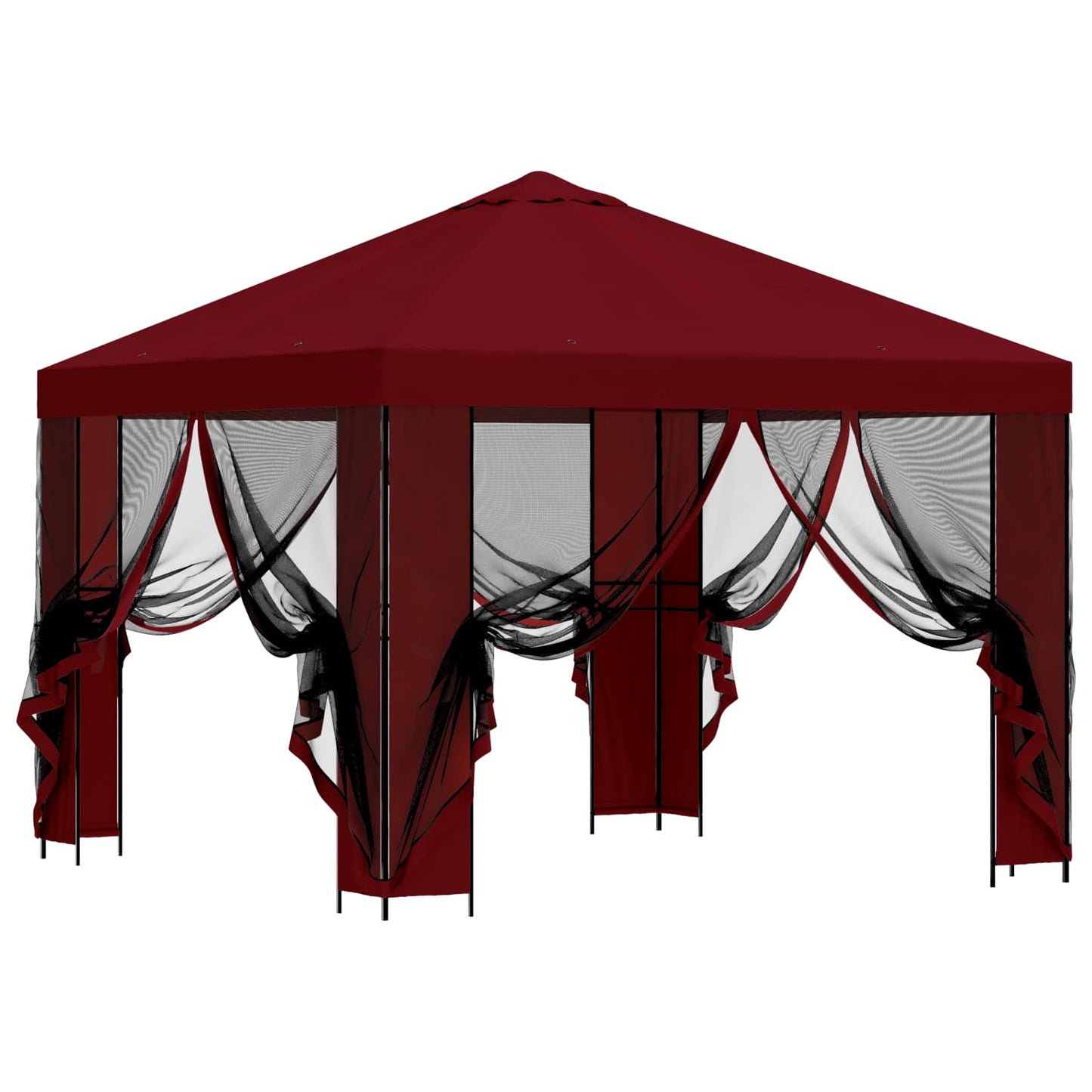 Dārza Paviljons Ar Sānu Sienām 3 X 3 M