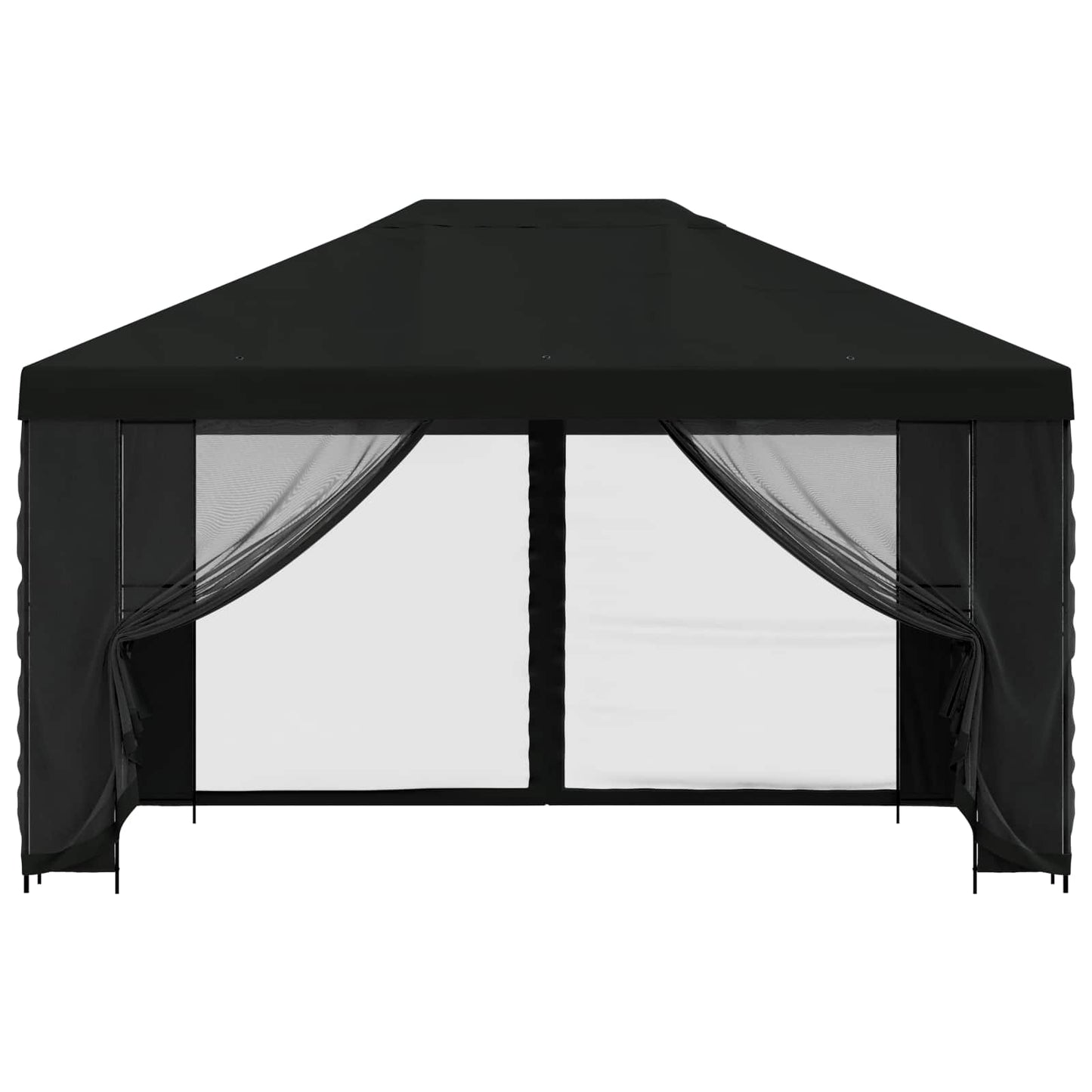 Paviljons Ar Sānu Sienām 4 × 3 M Poliesters Un Tērauds