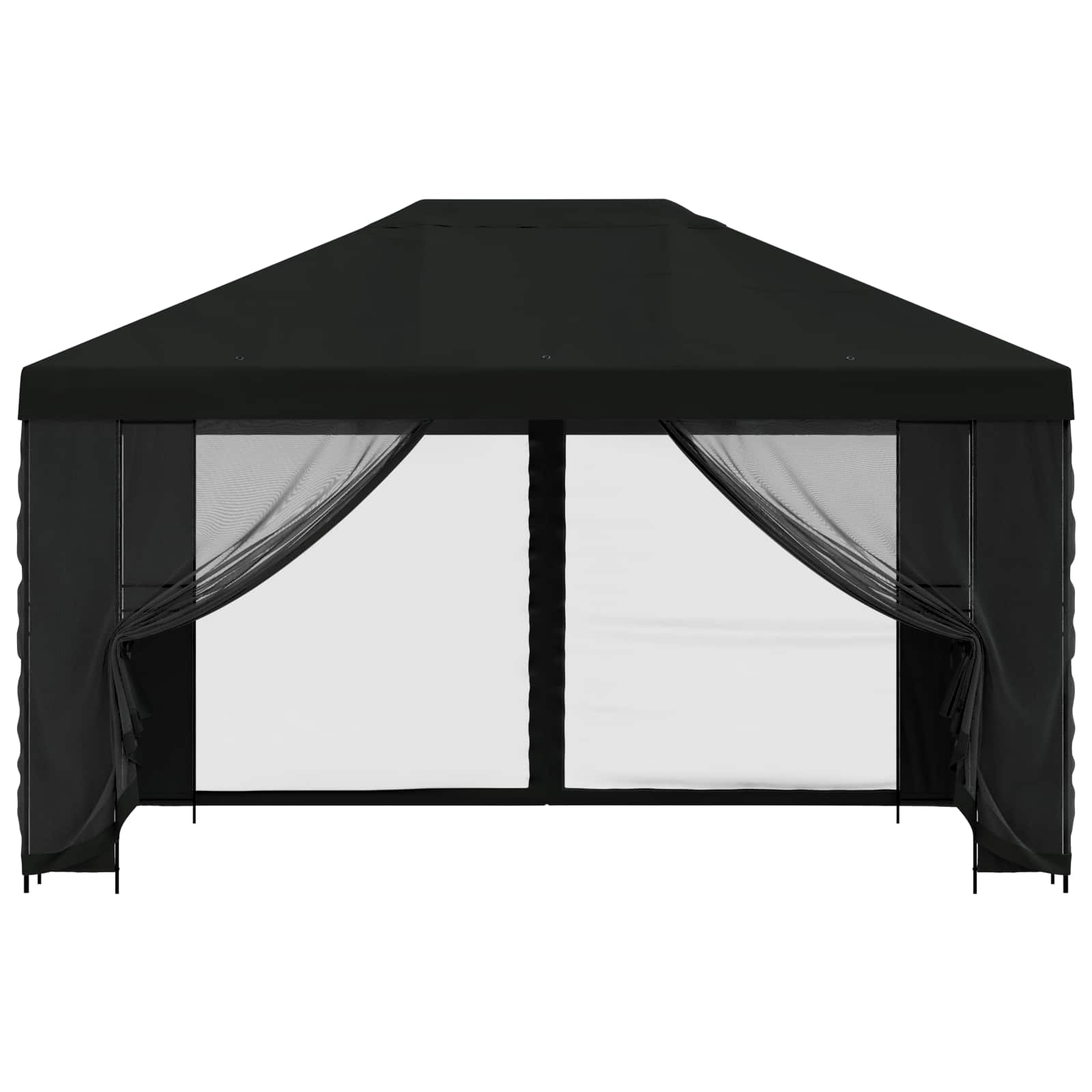 Paviljons Ar Sānu Sienām 4 × 3 M Poliesters Un Tērauds