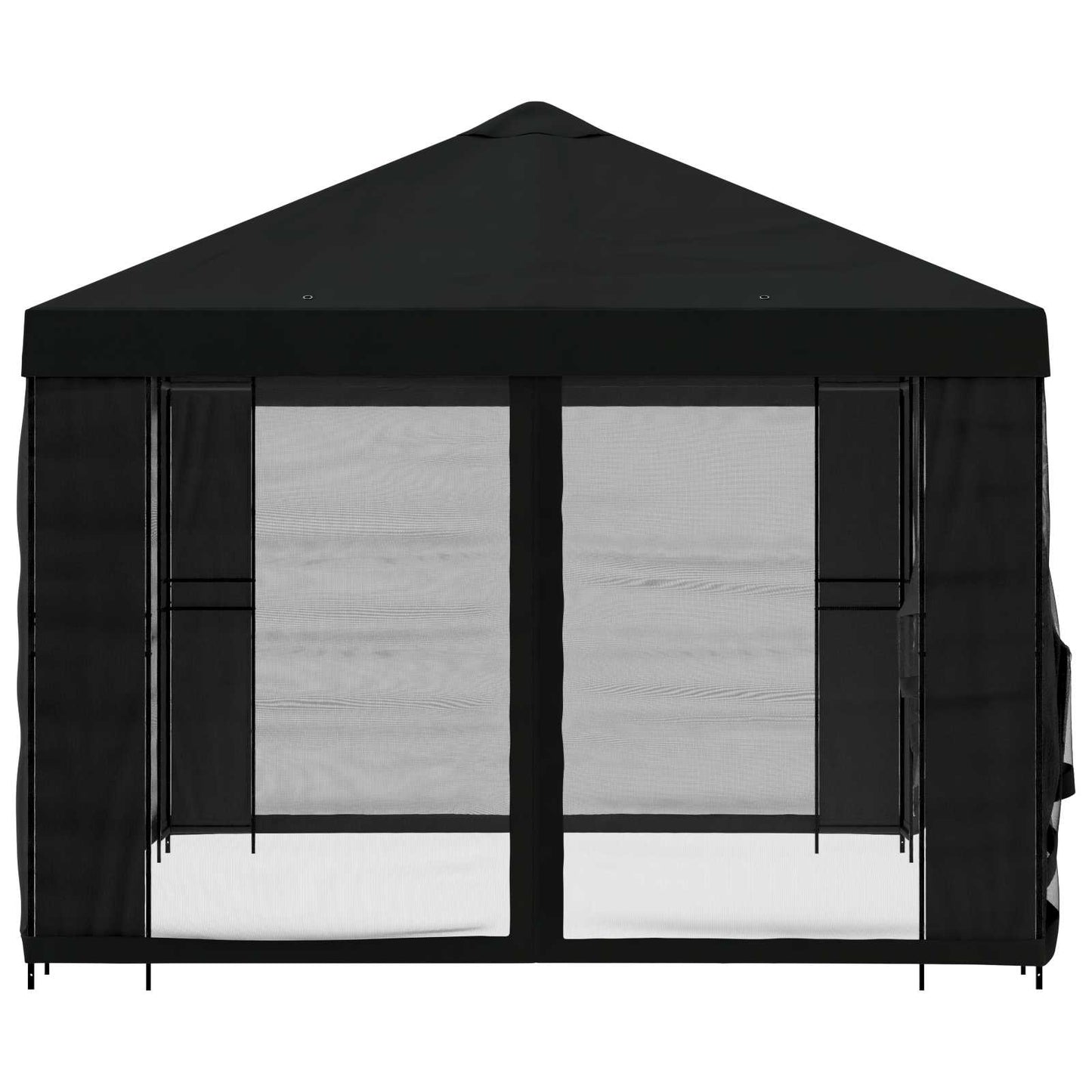 Paviljons Ar Sānu Sienām 4 × 3 M Poliesters Un Tērauds